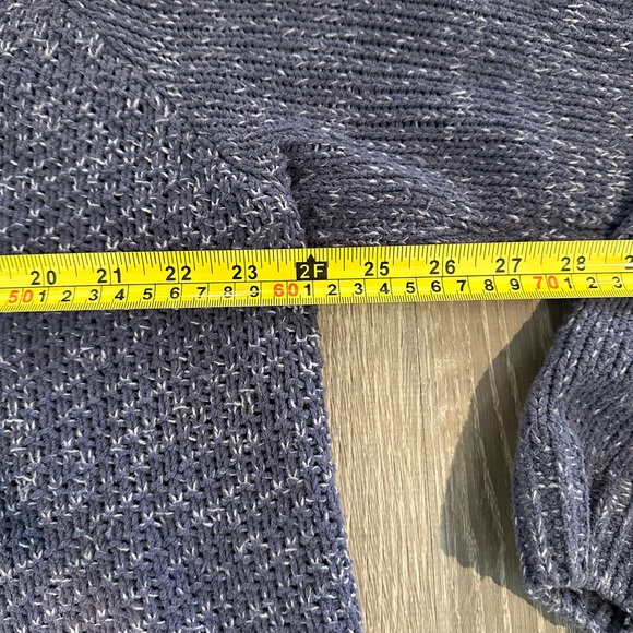 Cute Hooded SO Dusty Purple/Blue Sweater Size XL - Picture 5 of 7